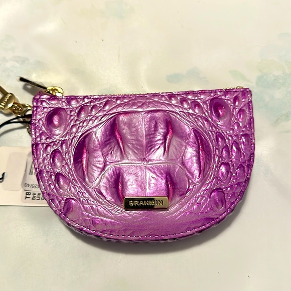 Brahmin Lilac Essence Britt coin purse - Picture 3 of 9